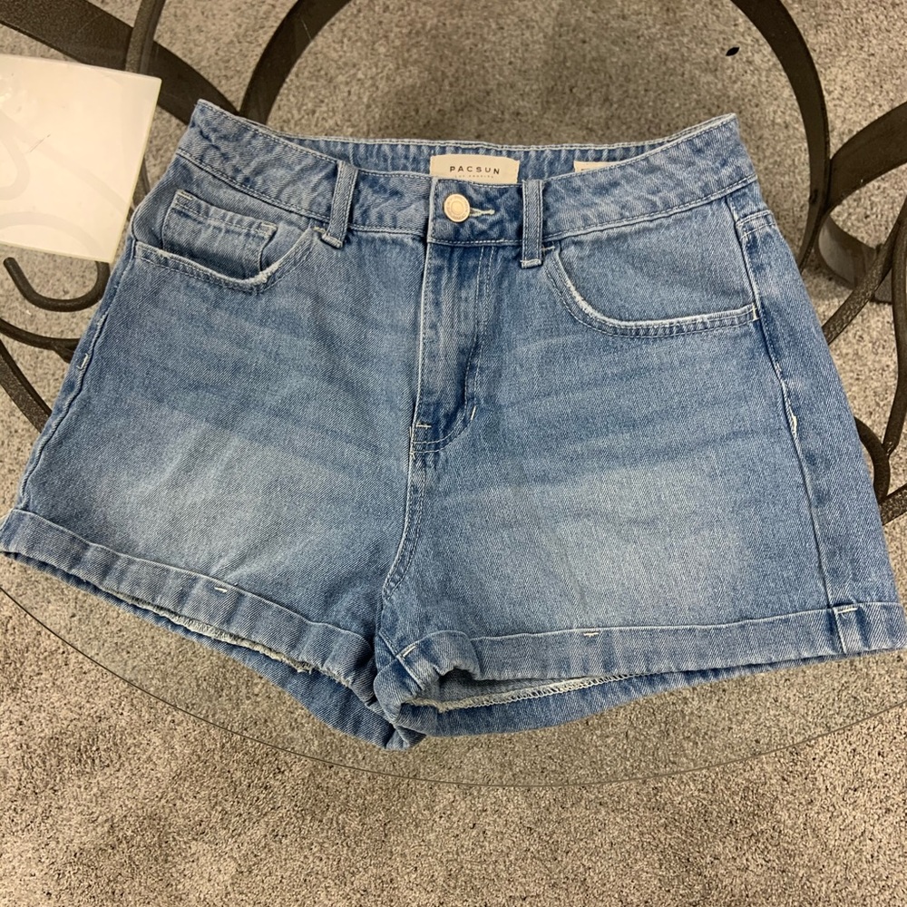 High-Waisted Mom Shorts